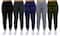 Galaxy by Harvic Women's Relaxed Fit Fleece-Lined Jogger Sweatpants 5 Pack